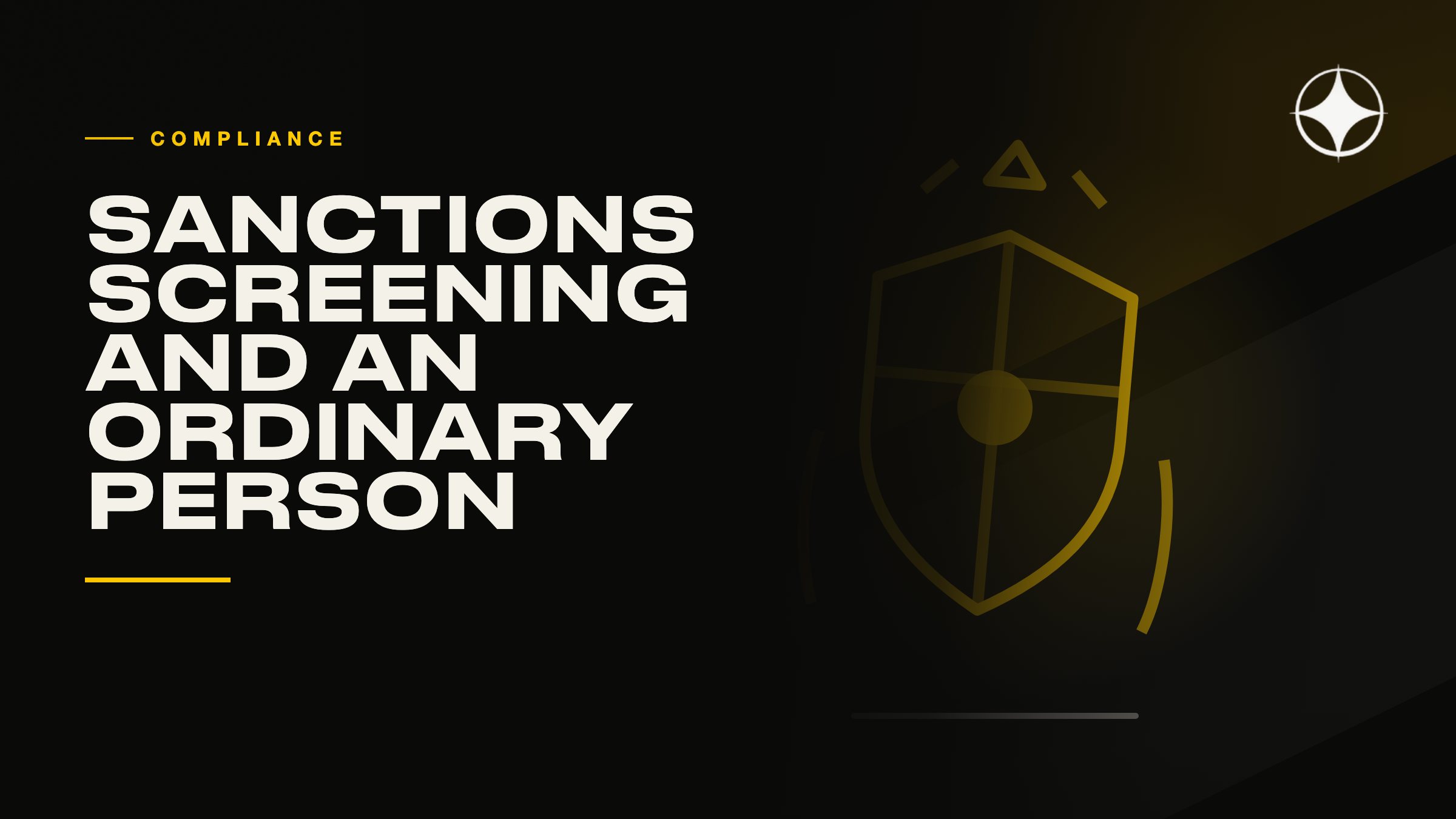 Sanctions screening and an ordinary person