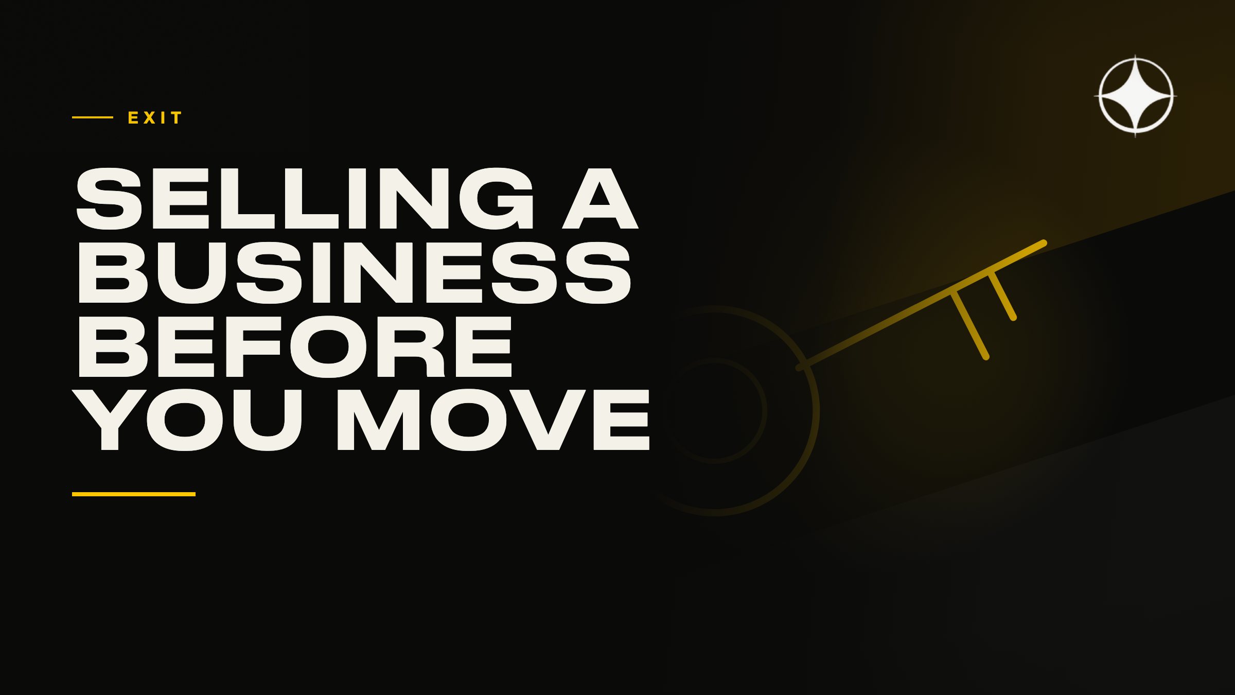 Selling a business before you move: sequence, tax and the money afterwards