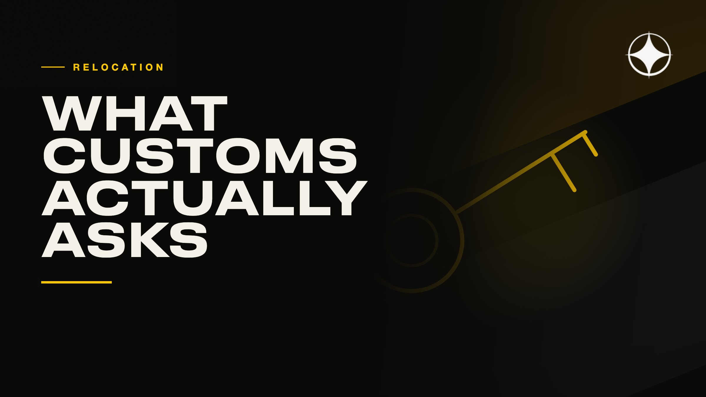 Shipping belongings and a car: what customs actually asks