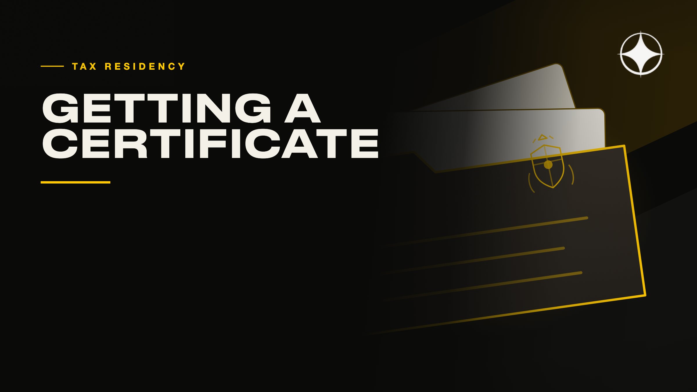 Tax residency certificate: what it is and how to get one