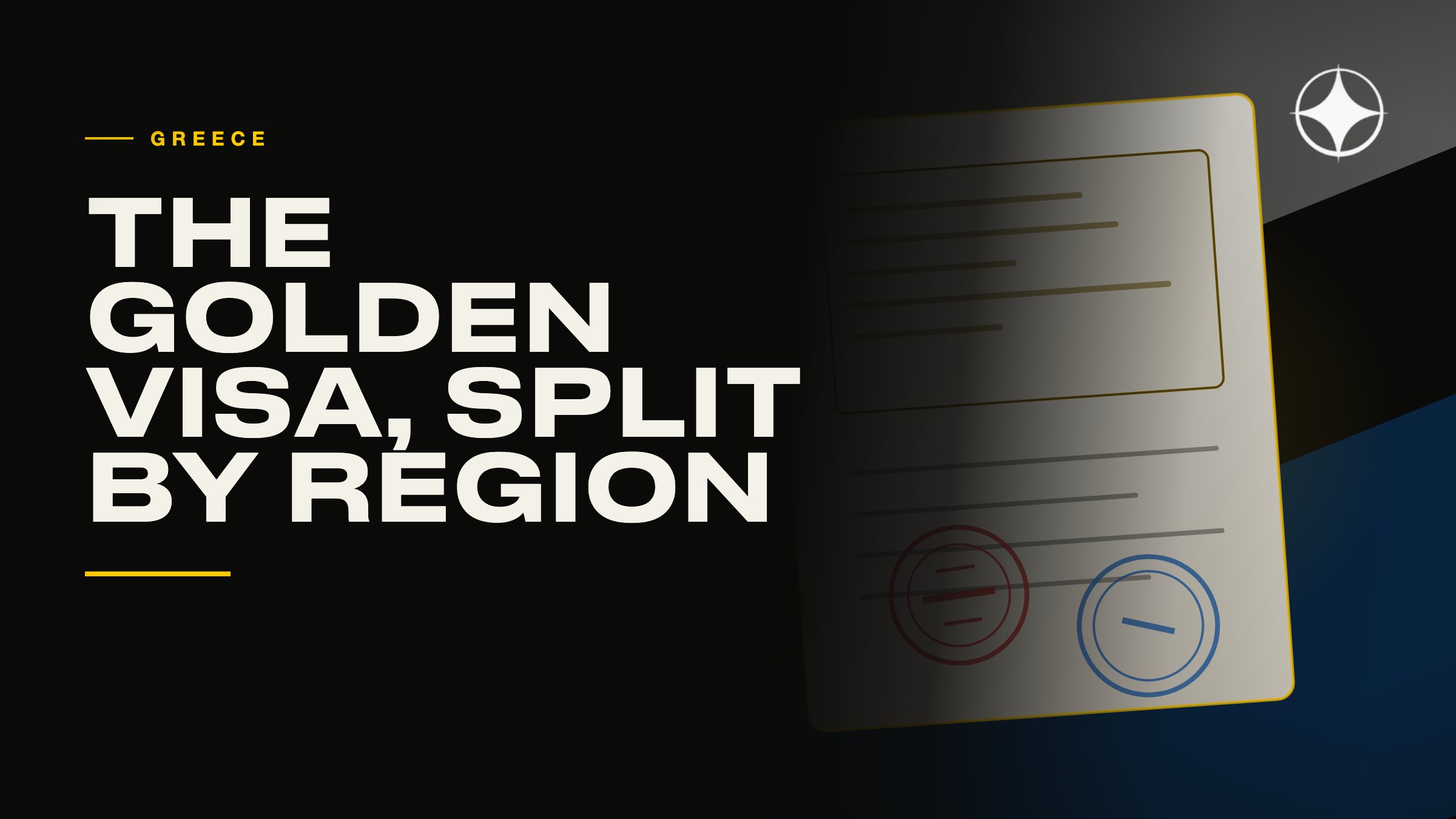 The Greek golden visa, split by region