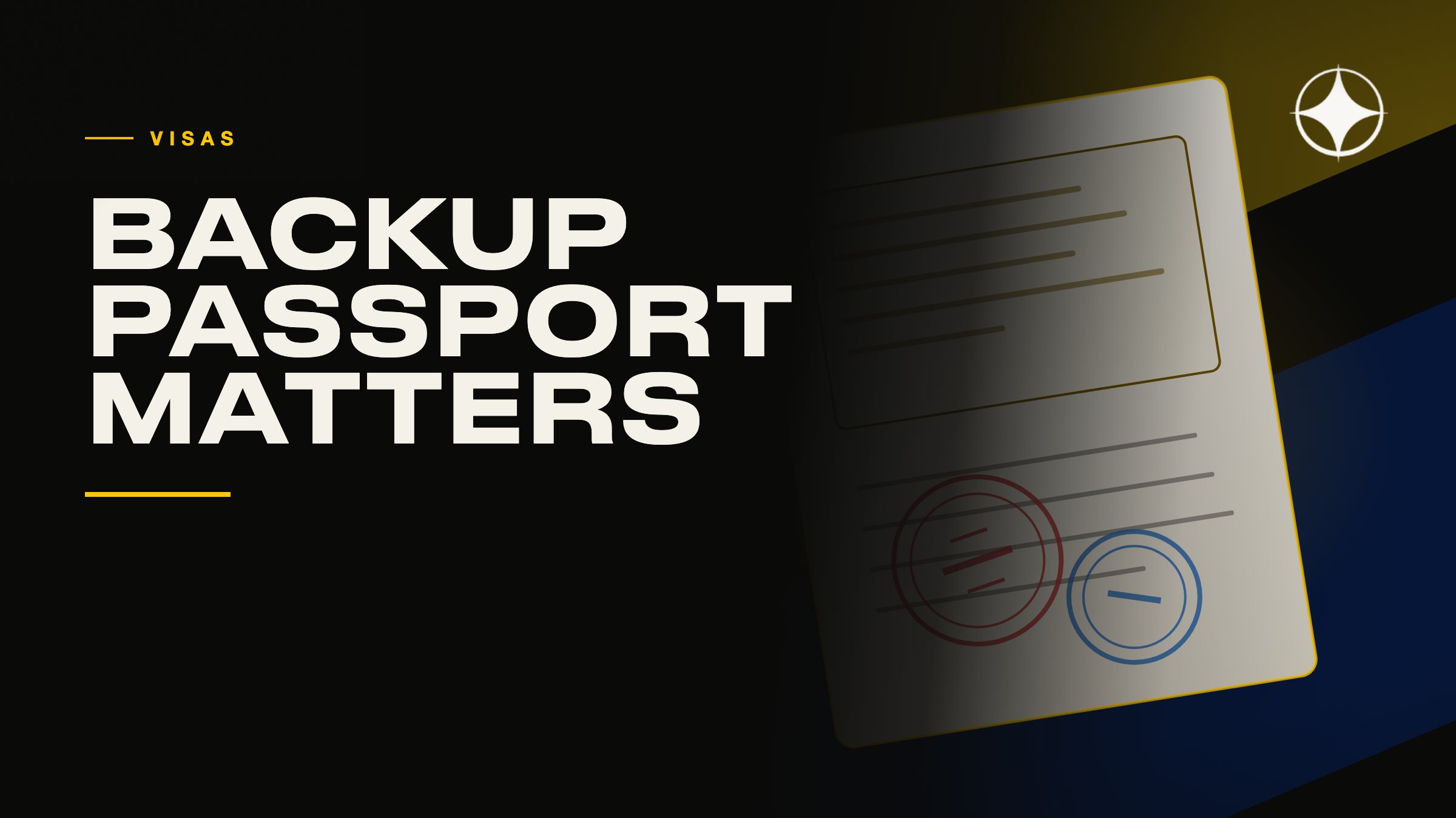 Visa restrictions: why a backup passport stopped being a luxury