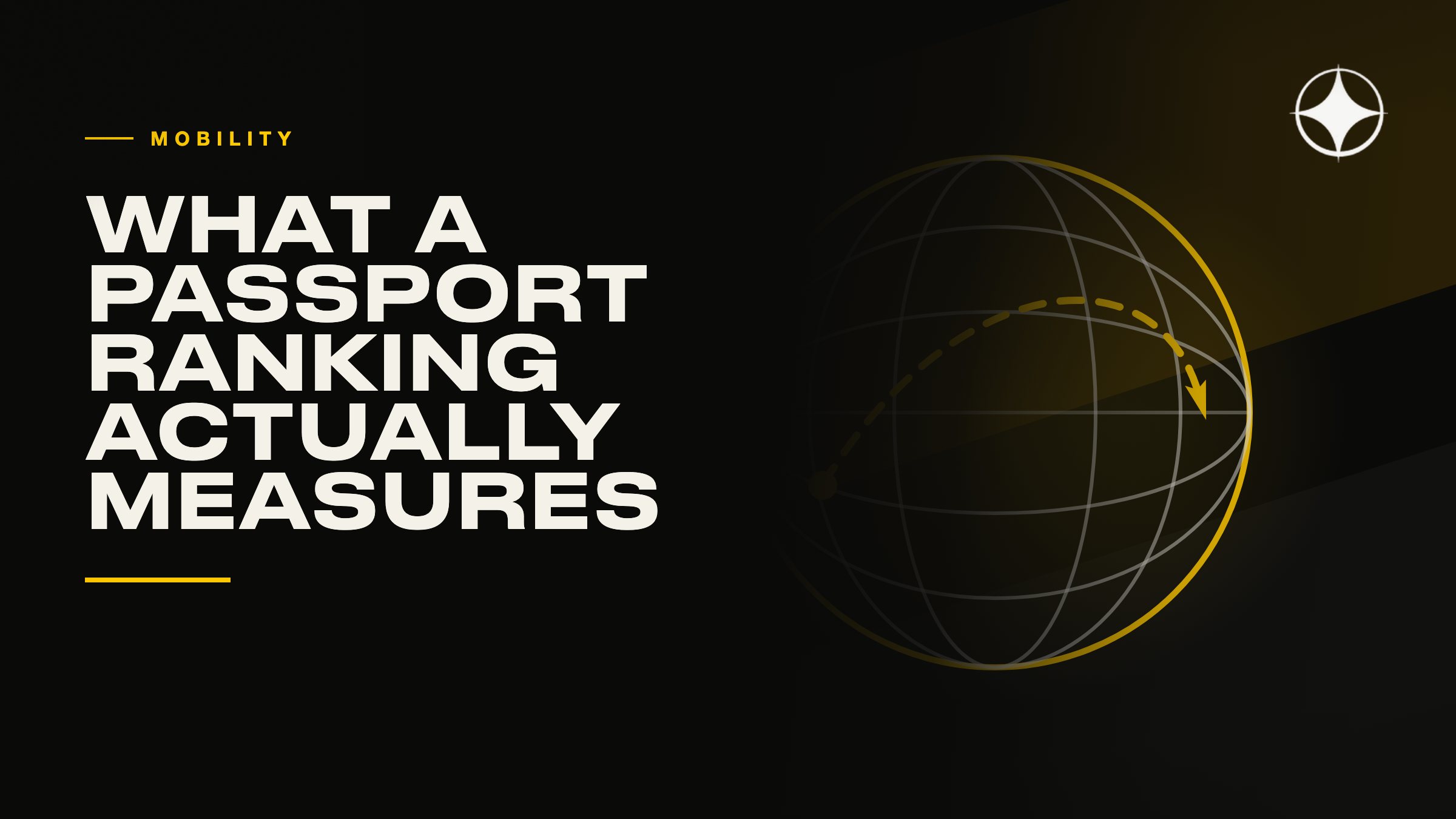 What a passport ranking actually measures