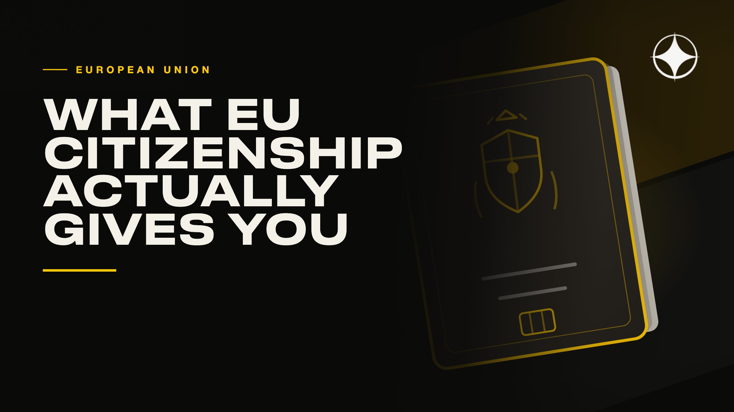 What EU citizenship actually gives you